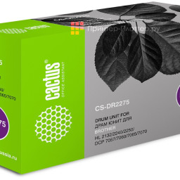 Блок фотобарабана Cactus CS-DR2275 черный ч/б:12000стр. для DCP 7057/7057R/7060 Brother