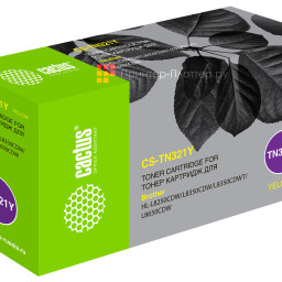 Тонер-картридж Cactus Toner CS-TN321Y для Brother HL, DCP, MFC (yellow), 1500 стр.