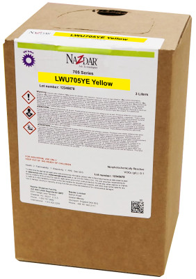 УФ-чернила Nazdar 705 (yellow), 3 л