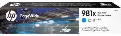 Картридж HP 981X (cyan), 10000 стр.