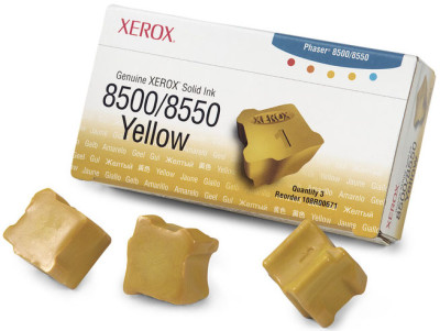 Чернила Xerox Solid Ink Phaser 8500, 8550 (yellow) набор, 3 шт.