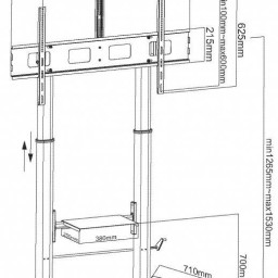 Classic Solution мобильная стойка CS T-F003 (2580015)