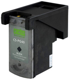 Картридж Cactus Cartridge CS-PG40 для Canon PIXMA, Fax JX (black), 18 мл