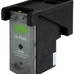 Картридж Cactus Cartridge CS-PG40 для Canon PIXMA, Fax JX (black), 18 мл