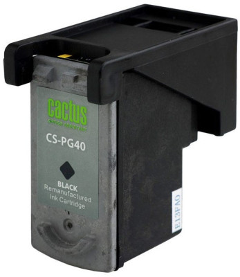 Картридж Cactus Cartridge CS-PG40 для Canon PIXMA, Fax JX (black), 18 мл