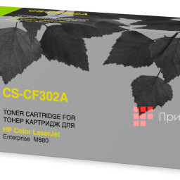 Тонер-картридж Cactus Toner CS-CF302A для HP Color LaserJet Enterprise M880z, M880z+ (yellow), 32000 стр.