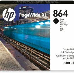 Картридж HP 864 Ink Cartridge (black), 500 мл