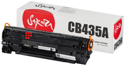 Тонер-картридж SAKURA CB435A для HP Color LaserJet P1005/P1006 (black), 2000 стр. (PP051468)