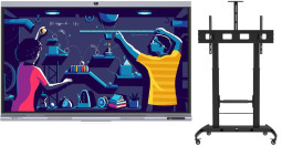 Интерактивный комплект Classic Solution IFP-657P4K (панель, мобильная стойка CS T-F003)