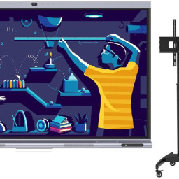 Интерактивный комплект Classic Solution IFP-657P4K (панель, мобильная стойка CS T-F003)