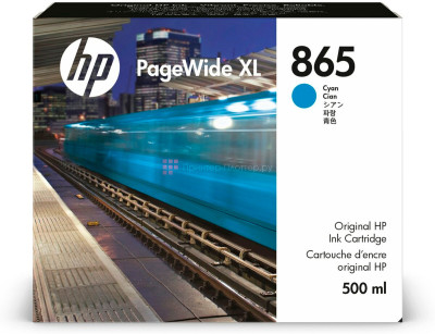 Картридж HP 865 Ink Cartridge (cyan), 500 мл