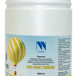 Чернила NV PRINT сублимационные NV-INK1000YSb для аппаратов EPSON, 1000 мл, Yellow
