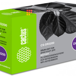 Блок фотобарабана Cactus CS-DR3200 черный ч/б:25000стр. для DCP 8070/8070D/8085 Brother