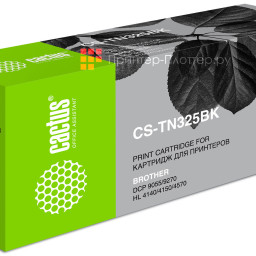 Картридж лазерный Cactus CS-TN325BK черный (4000стр.) для Brother DC- 9055/9270/HL-4140/4150/4570