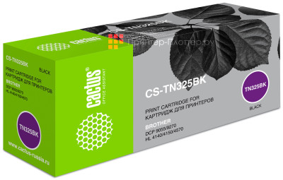 Картридж лазерный Cactus CS-TN325BK черный (4000стр.) для Brother DC- 9055/9270/HL-4140/4150/4570