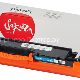 Тонер-картридж SAKURA CF351A для HP LaserJet Pro MFP M176/M177 (cyan), 1000 стр. (PP052043)