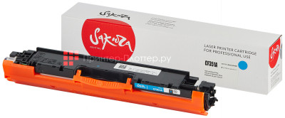 Тонер-картридж SAKURA CF351A для HP LaserJet Pro MFP M176/M177 (cyan), 1000 стр. (PP052043)