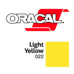Пленка Oracal 641G F022 (светло-желтый), 75мкм, 1260мм x 50м (4011363105666)