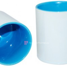 Кружка B11N-10, 11oz, двухцветная (голубая  внутри)