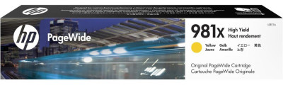 Картридж HP 981X (yellow), 10000 стр.