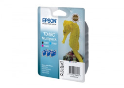 Картридж Epson T048C комплект (BK,C,M) 3шт
