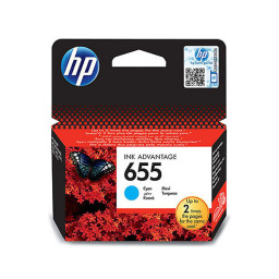 Картридж HP 655 (cyan), 600 стр