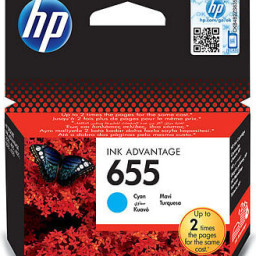 Картридж HP 655 (cyan), 600 стр