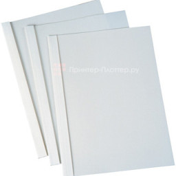 Office Kit термообложки картон-пластик белые, 9 мм, 100 шт.