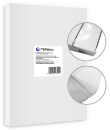 Пленка для ламинирования пакетная Гелеос, 216 x 303 мм, 75 мкм, матовая, 100 шт.