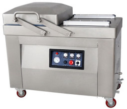 Напольный вакуумный упаковщик HUALIAN HVC-410S/2B (DZ-410/2SB) окрашенный корпус