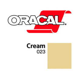 Пленка Oracal 641G F023 (кремовый), 75мкм, 1000мм x 50м (4011363265155)