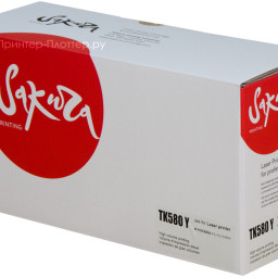 Тонер-картридж SAKURA TK580Y для Kyocera Mita FS-5150DN/5250DN (yellow), 2800 стр. (PP051677)