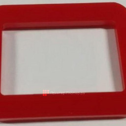 Календарные курсоры, магнитные, прямоугольные, 40 x 30/23 x 20 мм, красные, 50 шт.