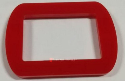 Календарные курсоры, магнитные, прямоугольные, 40 x 30/23 x 20 мм, красные, 50 шт.