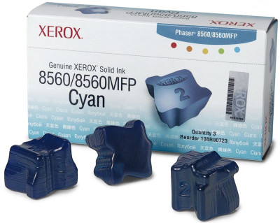 Чернила Xerox Solid Ink Phaser 8560 (cyan) набор, 3 x 1000 стр.