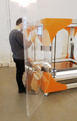 BigRep опция полузакрытой камеры Cover Option