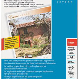 Бумага HP Glossy Photo Laser Paper, глянцевая, A4 (210 x 297 мм), 220 г/кв.м (100 листов)