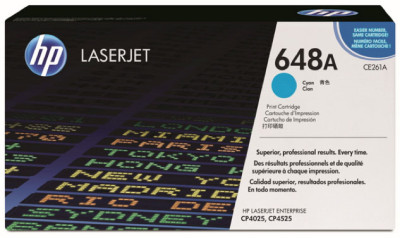 Тонер-картридж HP 648A (cyan), 11000 стр.