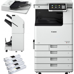 МФУ Canon imageRUNNER ADVANCE DX C3922i компл. (осн. блок, рев. автопод. DADF-BA1, кассеты AW1, финишер AE1, тонер C-EXV64)