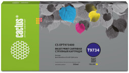 Картридж Cactus Cartridge CS-EPT973400 для Epson WorkForce Pro WF-C869RD3TWFC, C869RDTWF, C869RDTWFC (yellow), 330 мл