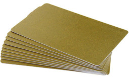 Evolis карты PVC Blank Cards Gold 30 mil, 1 x 100 карт