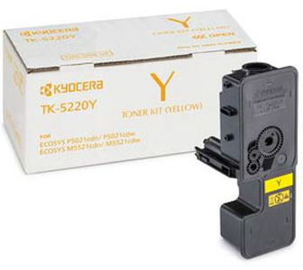 Тонер-картридж Kyocera Toner Kit TK-5220Y (yellow), 1200 стр (PP026239)
