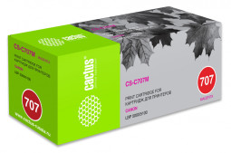 Картридж лазерный Cactus CS-C707M пурпурный (2000стр.) для Canon LBP i-Sensys 5000/5100