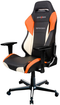 Игровое кресло DXRacer Drifting OH/DM61/NWO (чёрно-оранжево-белый)