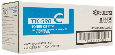Тонер-картридж Kyocera Toner Kit TK-590C (cyan), 5000 стр. (PP013734)