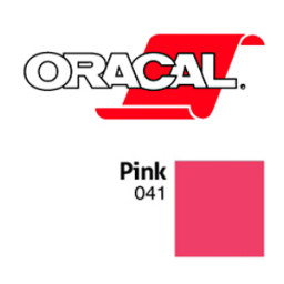 Пленка Oracal 641M F041 (розовый), 75мкм, 1260мм (1 п.м.)