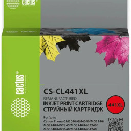Картридж Cactus Cartridge CS-CL441 для Canon PIXMA MG2140, MG3140 (color), 16 мл