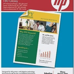 Бумага HP Glossy Professional Paper, глянцевая, A4 (210 x 297 мм), 180 г/кв.м (250 листов)