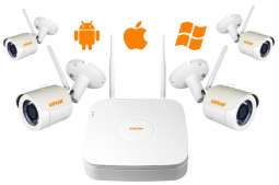 Готовый Wi-Fi комплект видеонаблюдения КАРКАМ КИТ-720