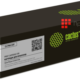 Картридж лазерный Cactus CS-PH6130Y 106R01284 желтый (1900 стр.) для Xerox Phaser 6130/6130n